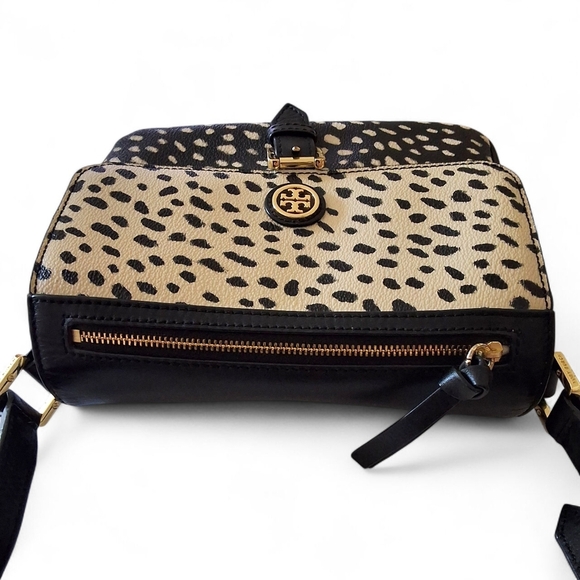 Tory Burch Robinson Animal Dot Printed Leather Crossbody Bag - Picture 9 of 16